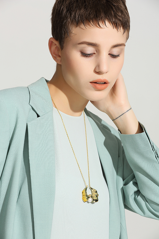 Calyx Collection Flower Design Necklace