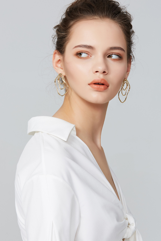 Growth Ring Collection Tricyclic Ring Earrings