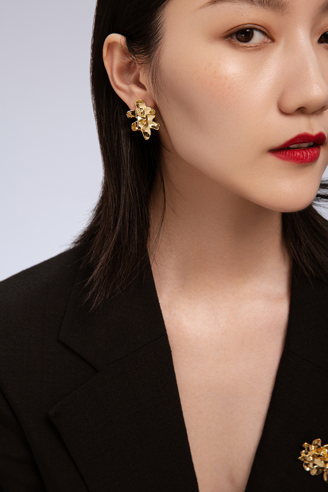 Hydrangea Collection Bifloral Small Earrings