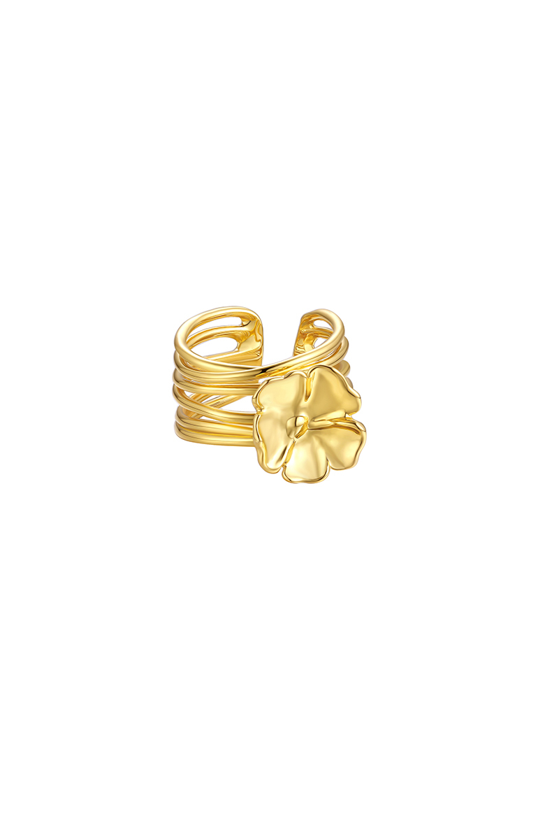 Wild Rose Collection Single Flower Open Ring