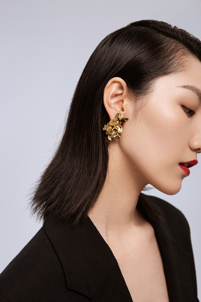 Hydrangea Collection Bifloral Earrings