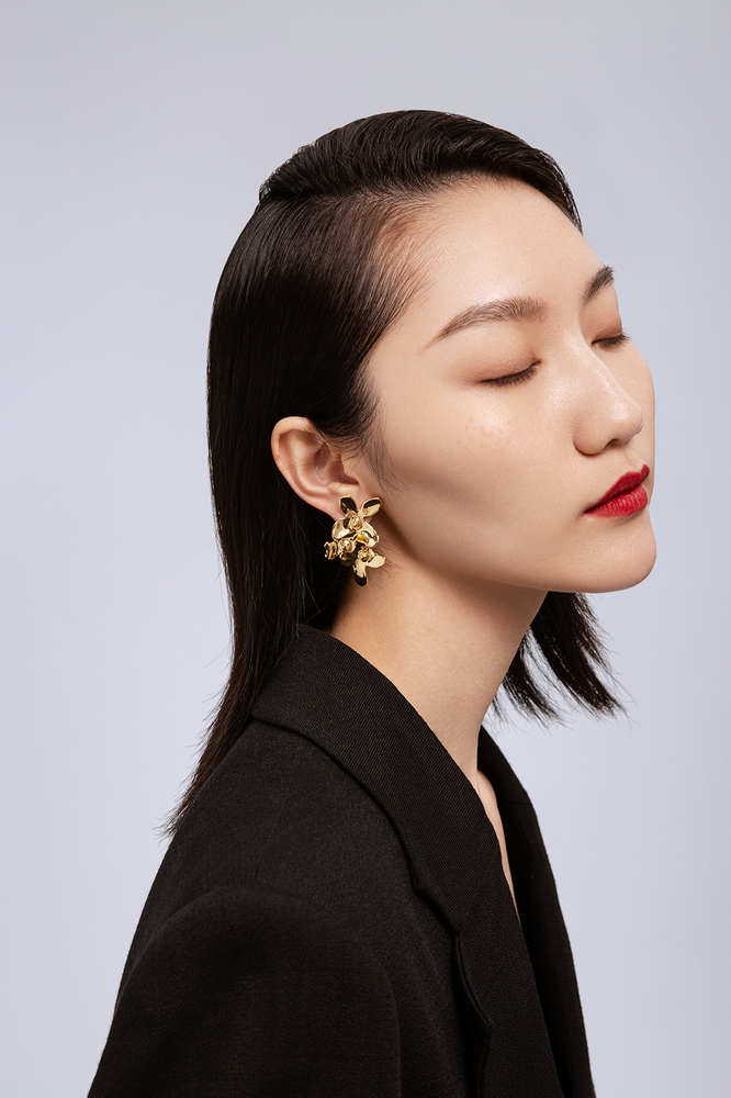 Hydrangea Collection Bifloral Earrings