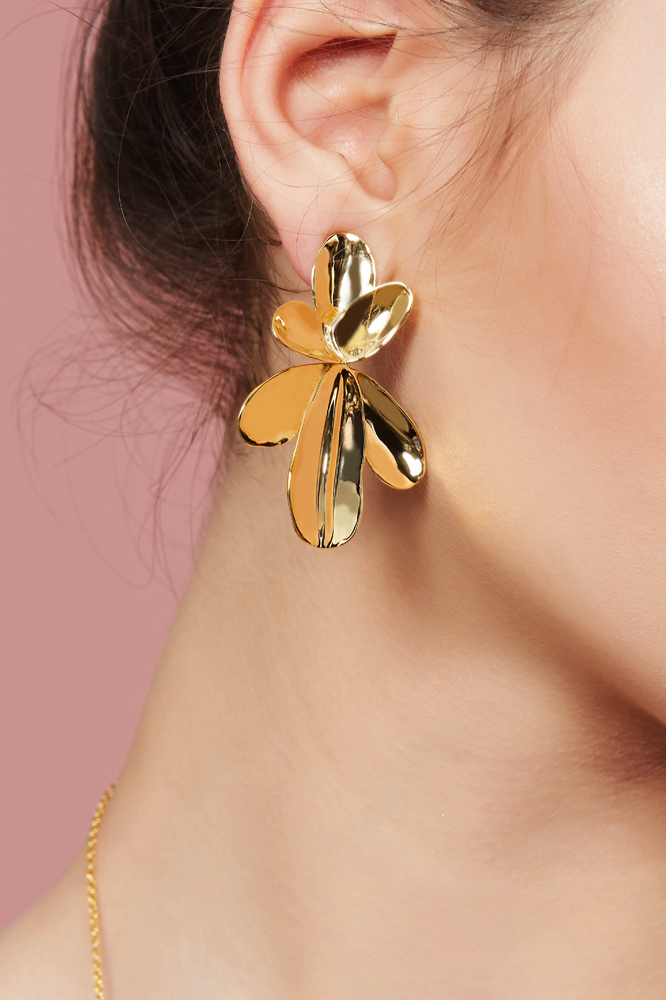 Petals Collection Big Petals Studs Earrings