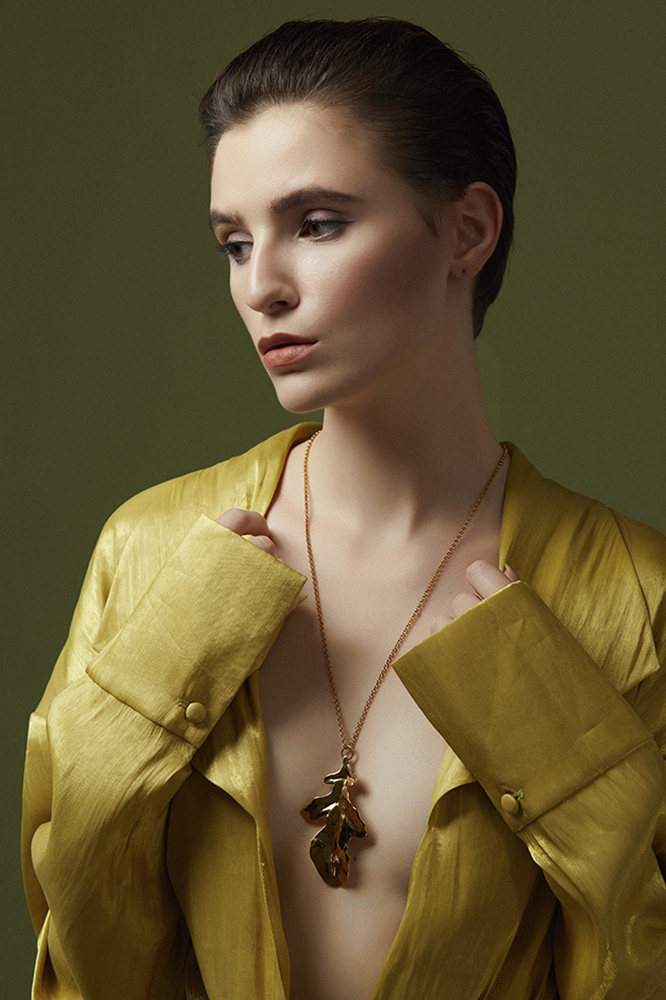 Fig Collection Leaf Shape Necklace