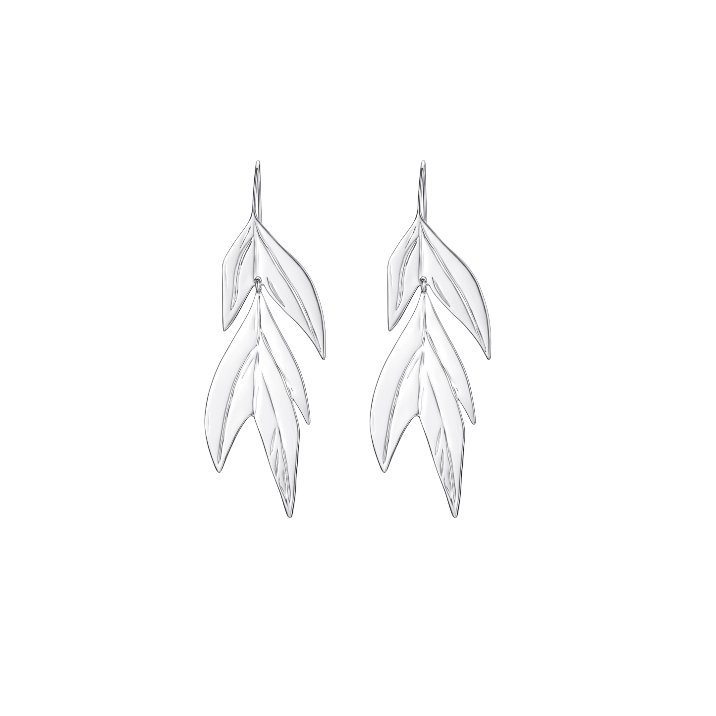 Palms Collection Leaf Shape Earrings
