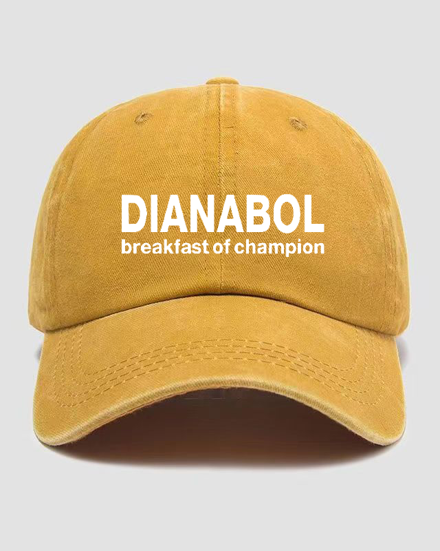 DIANABOL breakfast of champion Washed Cap