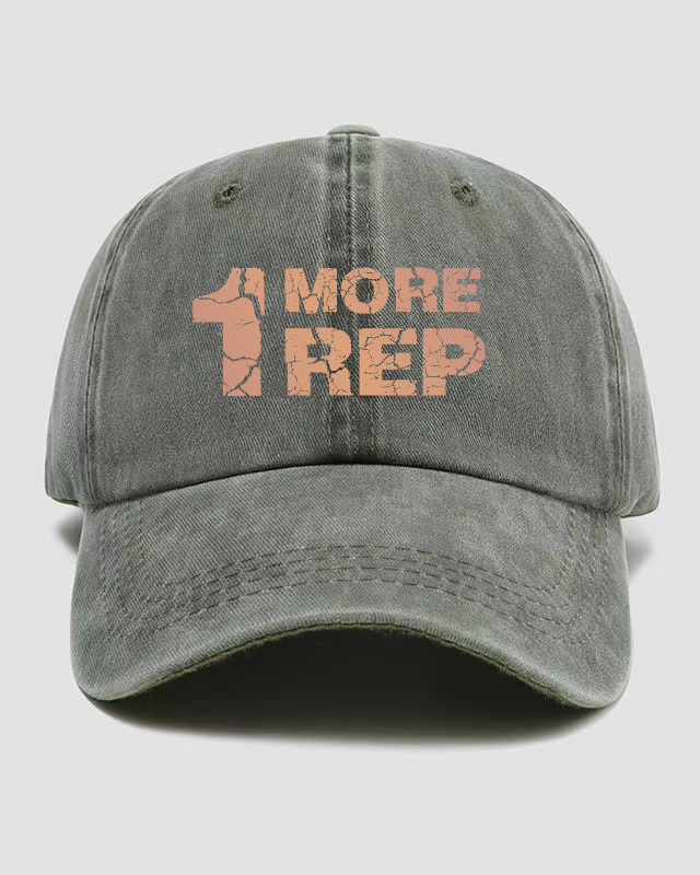 1 MORE REP Washed Cap