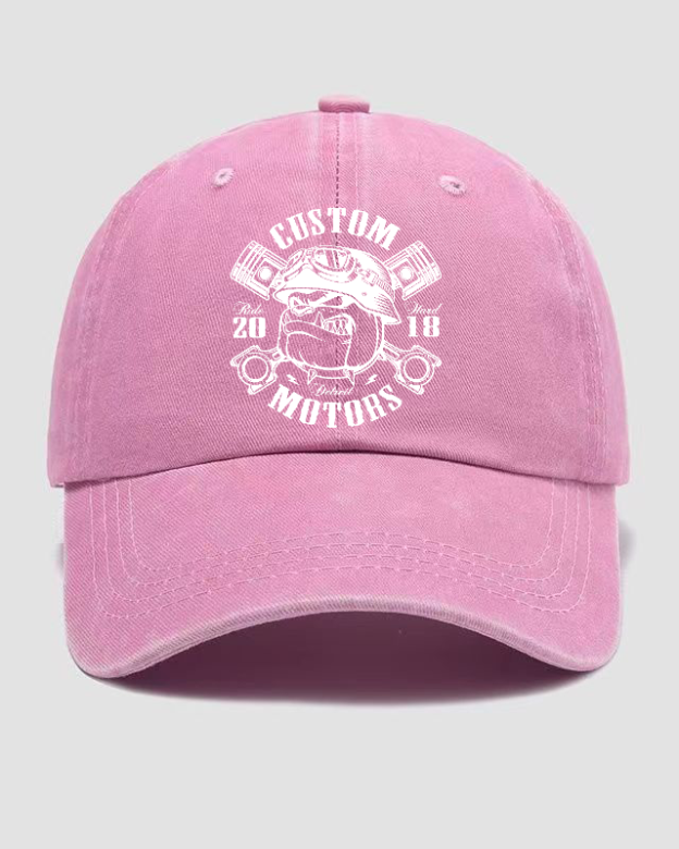 Custom Motors Washed Cap