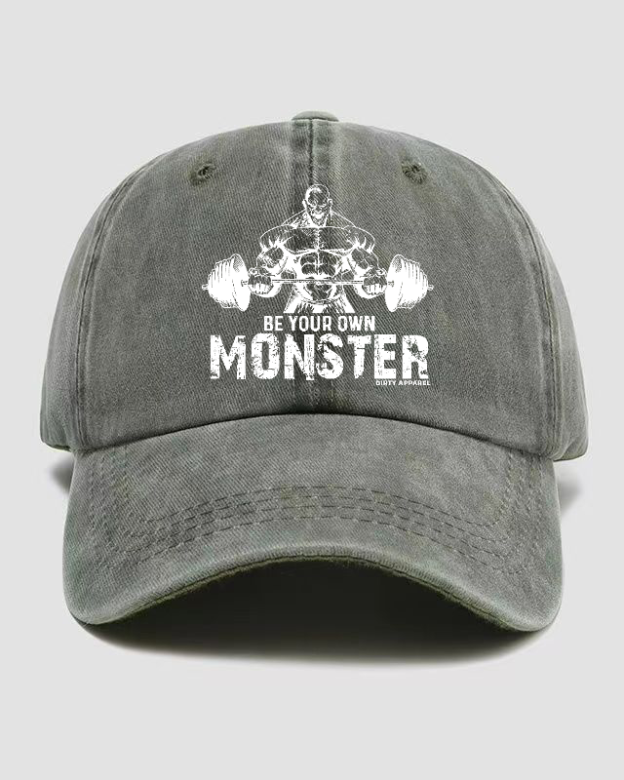 BY YOUR OWN MONSTER Washed Cap