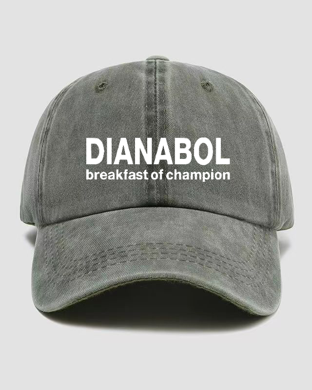 DIANABOL breakfast of champion Washed Cap
