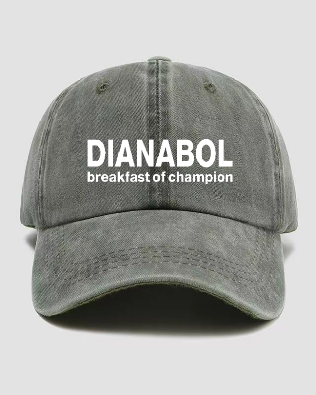 DIANABOL breakfast of champion Washed Cap