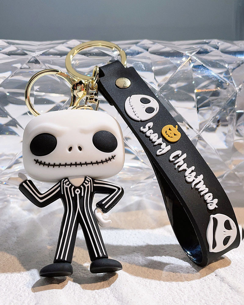 Cartoon Character Halloween Keychain