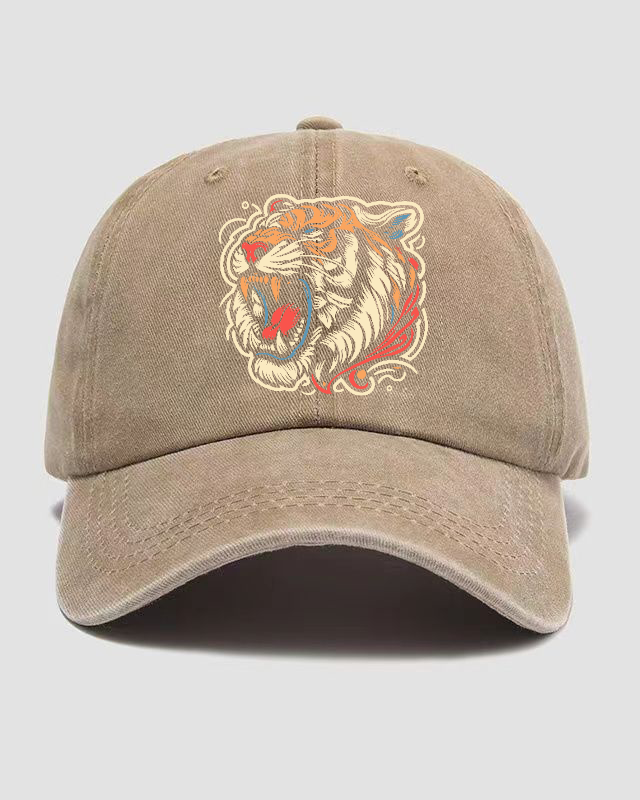 Tiger Washed  Cap