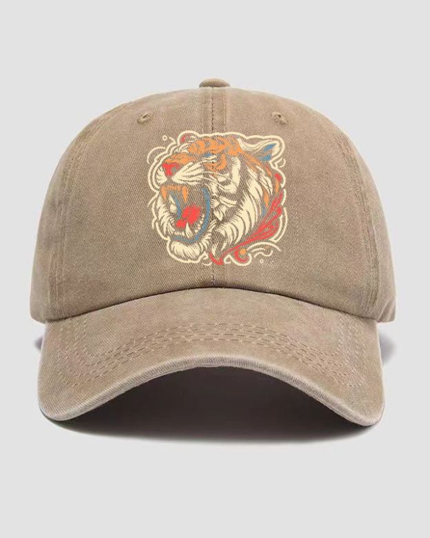 Tiger Washed  Cap