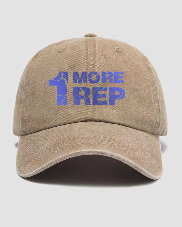 1 MORE REP Washed Cap