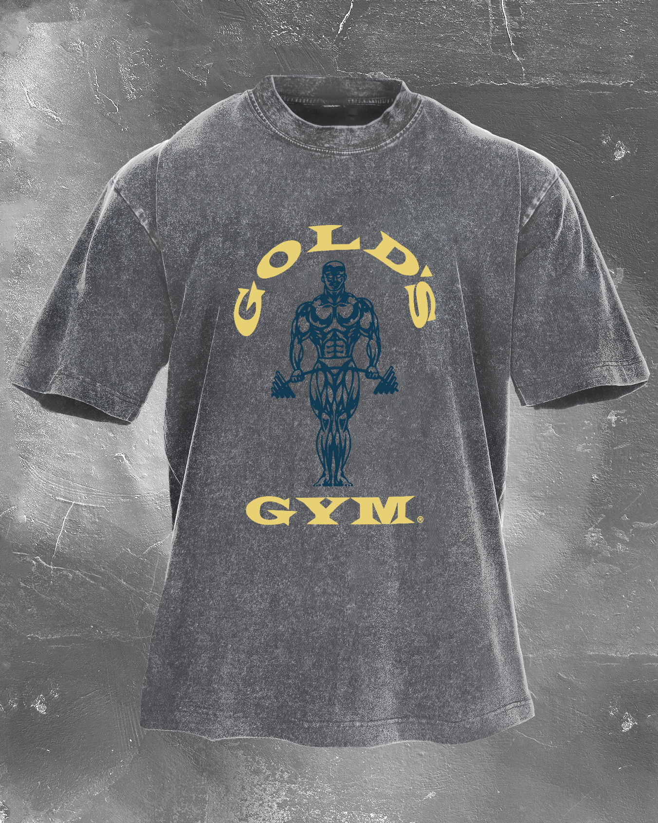 Strong Man Gym Men's washed T-shirt