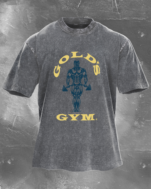Strong Man Gym Men's washed T-shirt