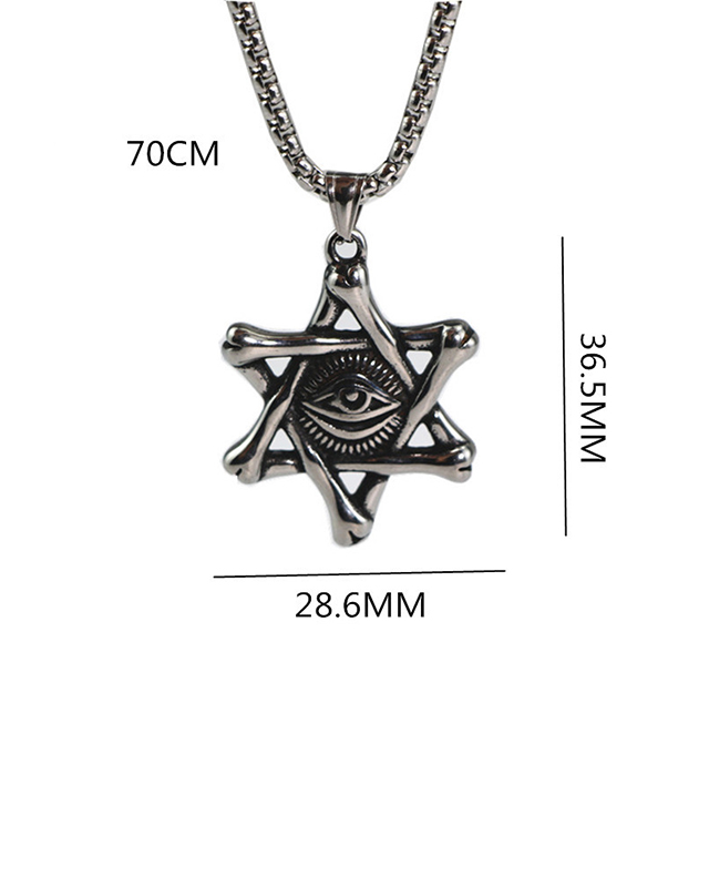 Terminator Skullheadtitanium Steel Pendant Necklace