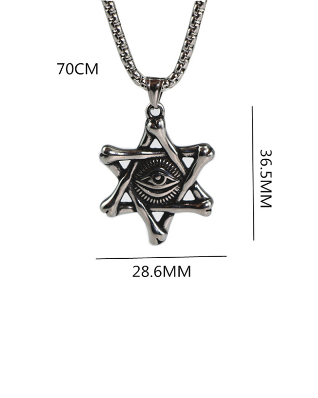 Terminator Skullheadtitanium Steel Pendant Necklace