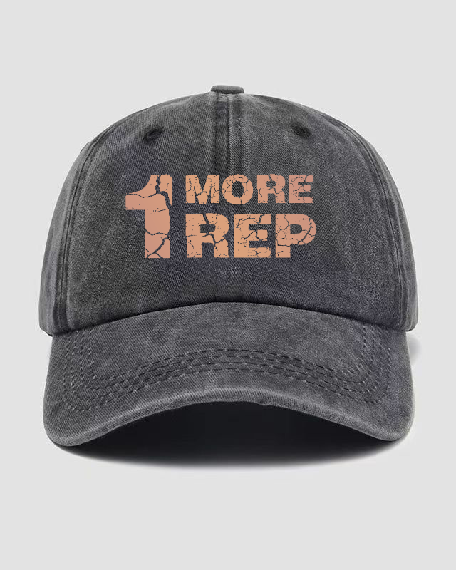 1 MORE REP Washed Cap