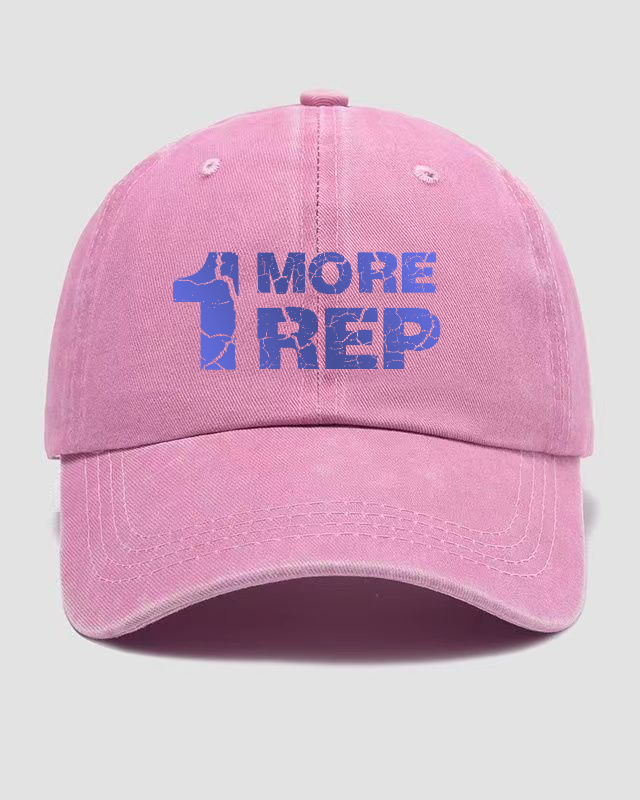 1 MORE REP Washed Cap