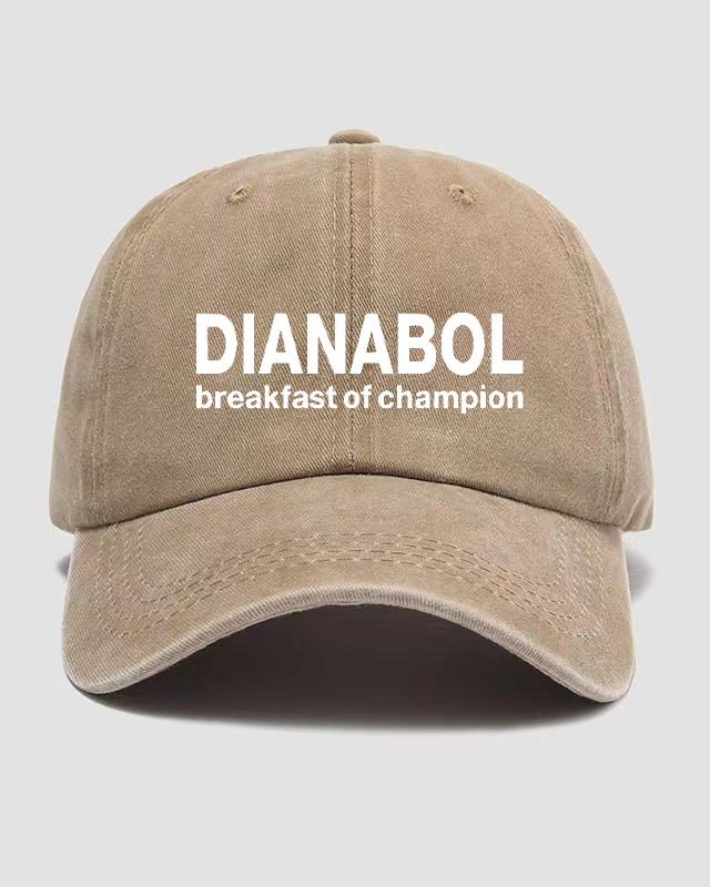 DIANABOL breakfast of champion Washed Cap