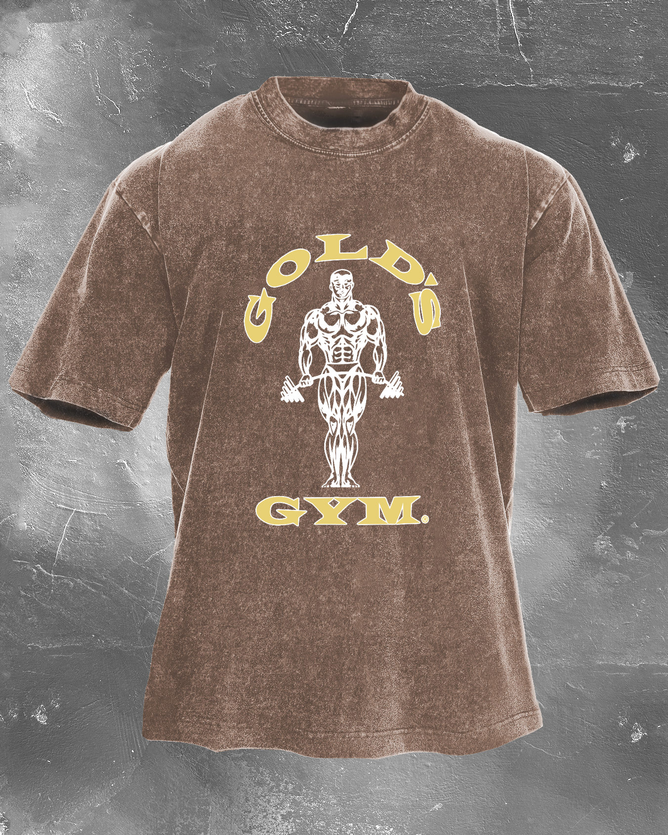 Strong Man Gym Men's washed T-shirt