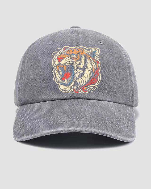 Tiger Washed  Cap
