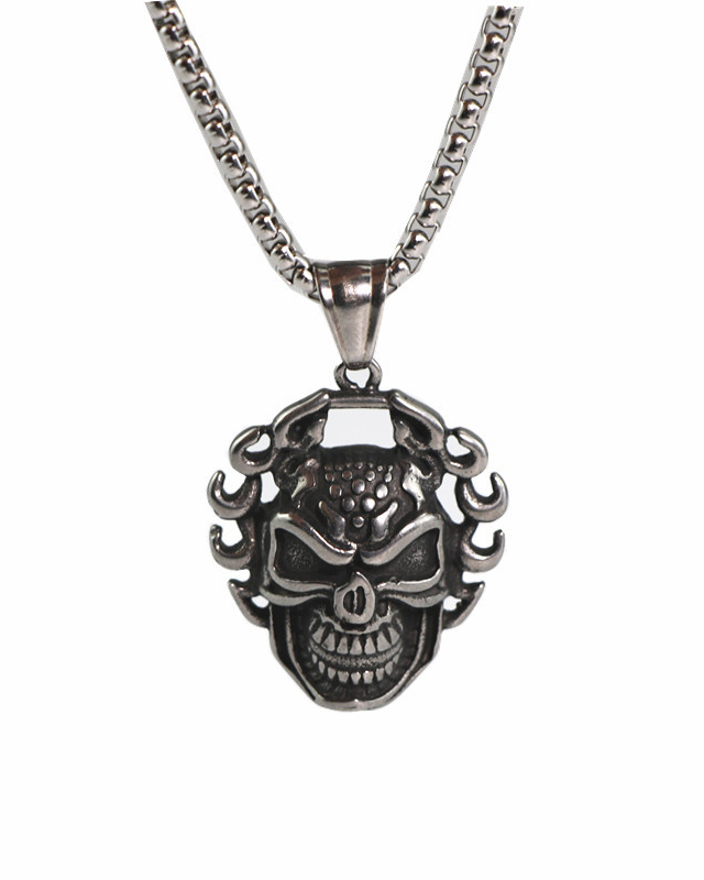 Terminator Skullheadtitanium Steel Pendant Necklace