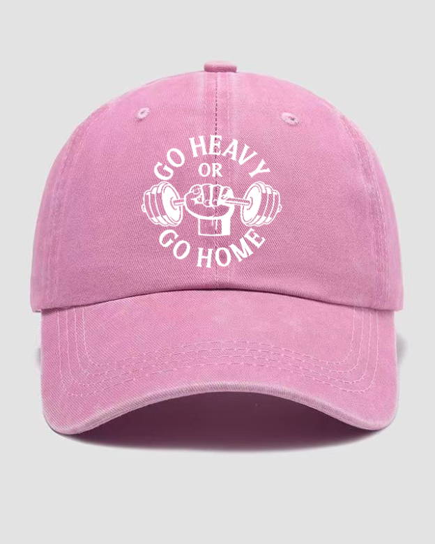 GO HEAVY GO HOME Washed Cap