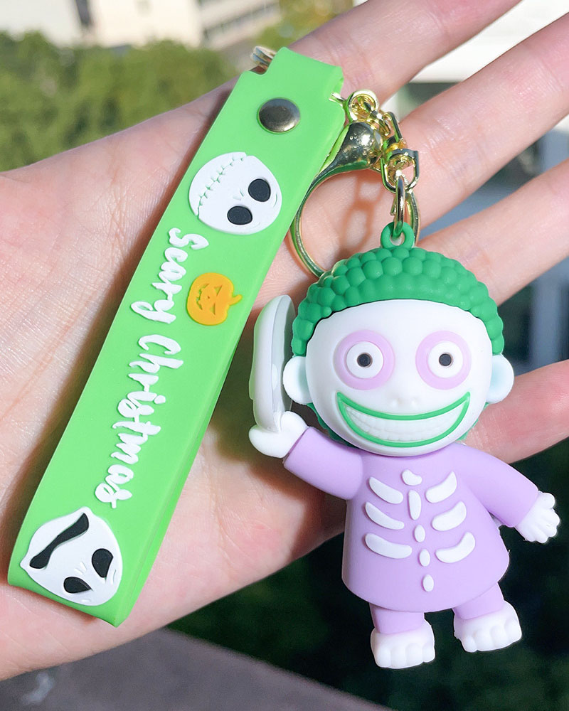 Cartoon Character Halloween Keychain