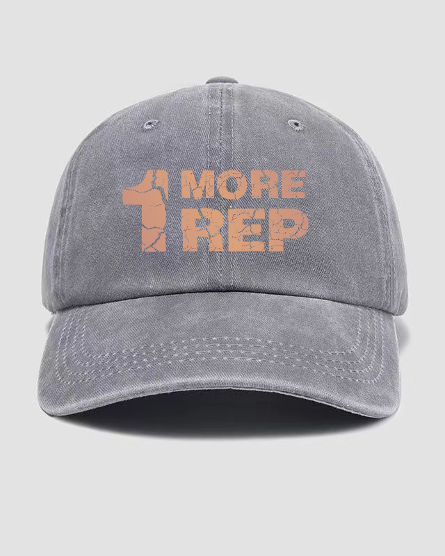 1 MORE REP Washed Cap