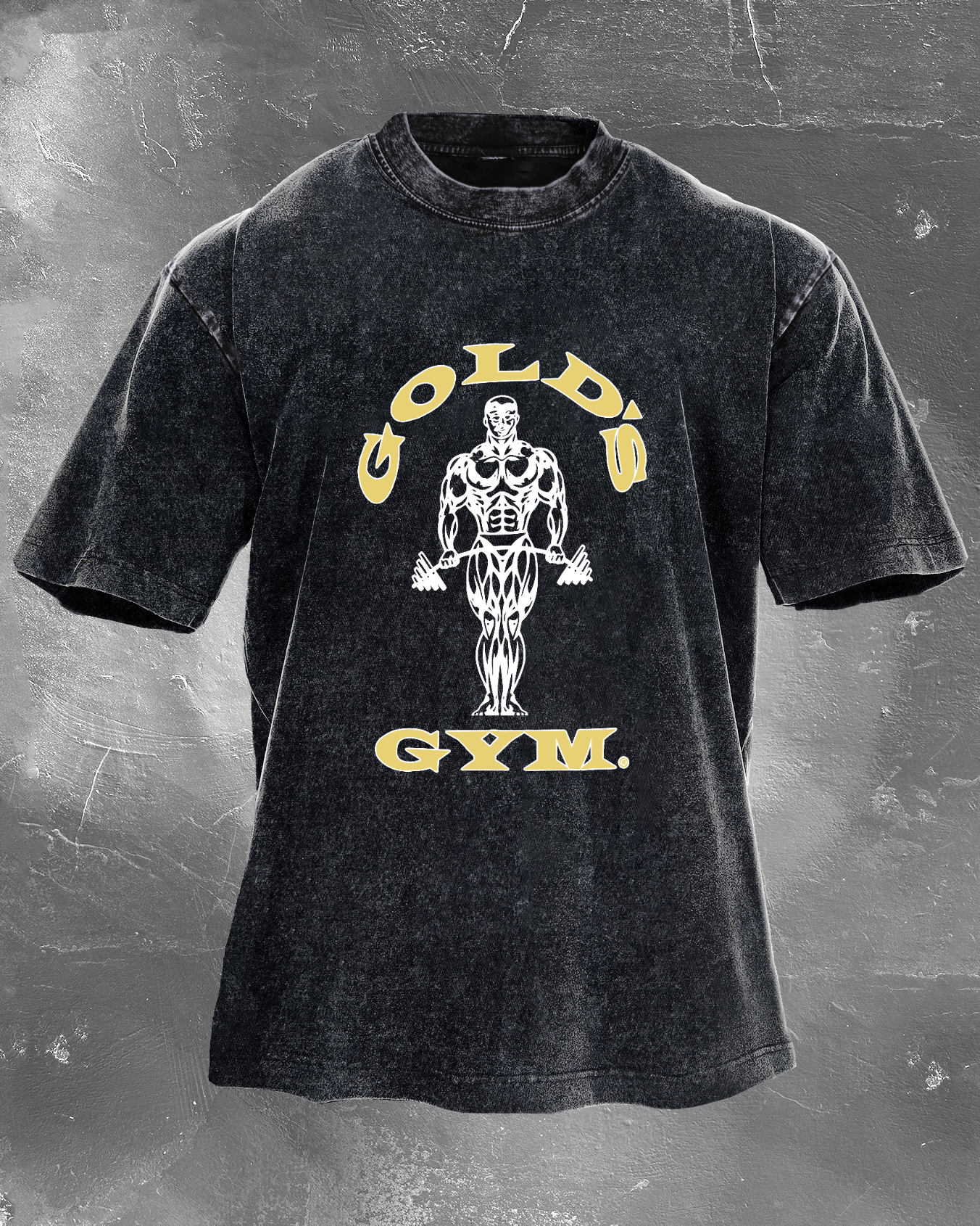 Strong Man Gym Men's washed T-shirt