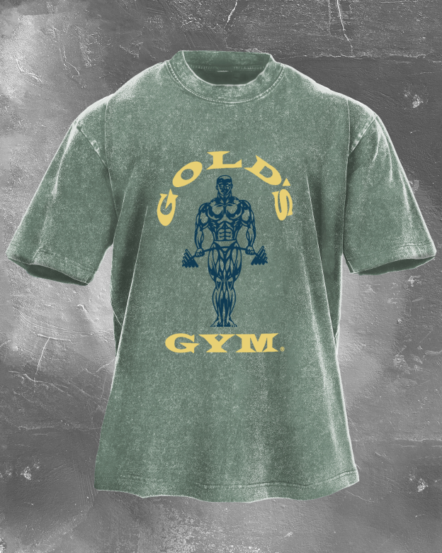 Strong Man Gym Men's washed T-shirt