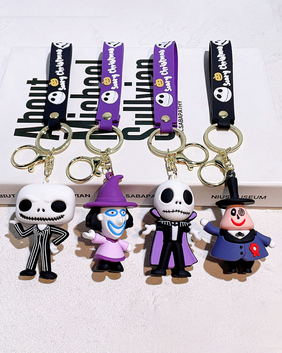 Cartoon Character Halloween Keychain