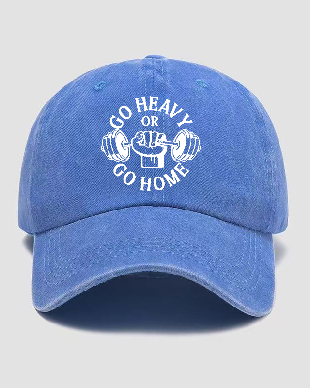 GO HEAVY GO HOME Washed Cap