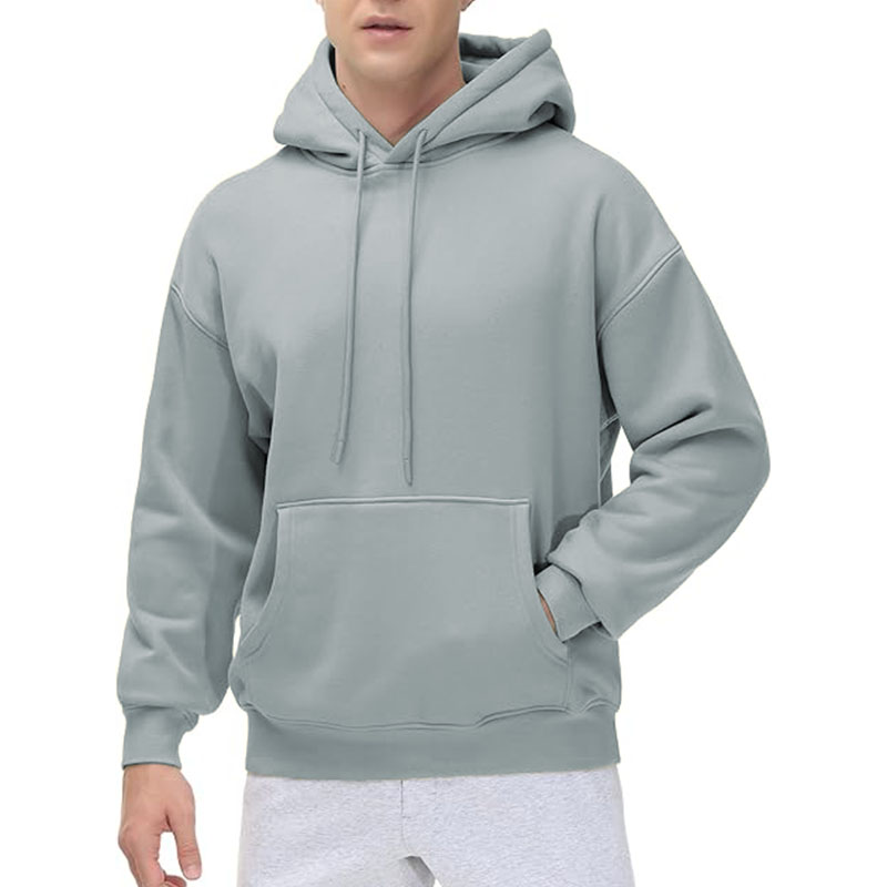 Men Pullover Hoodie Loose Fit Ultra Soft Hooded Sweatshirt With Pockets