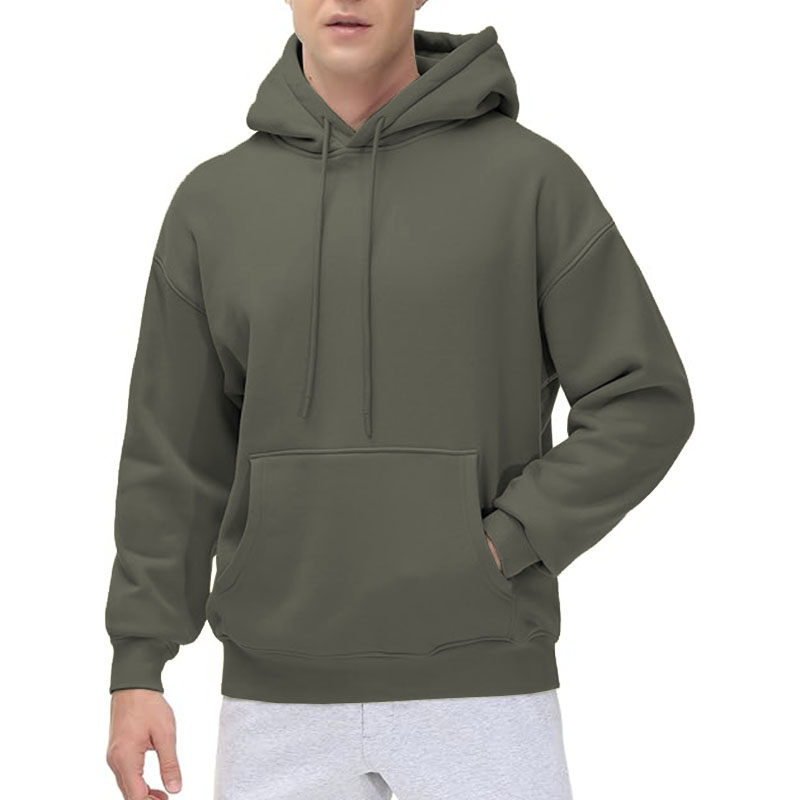 Men Pullover Hoodie Loose Fit Ultra Soft Hooded Sweatshirt With Pockets