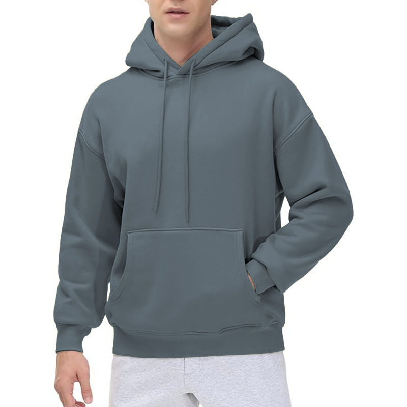 Men Pullover Hoodie Loose Fit Ultra Soft Hooded Sweatshirt With Pockets