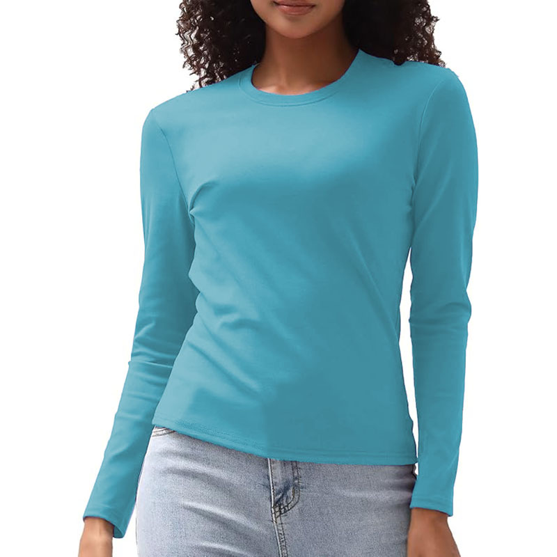 Long Sleeve Shirts for Women Fall Outfits Ribbed Knit Tops