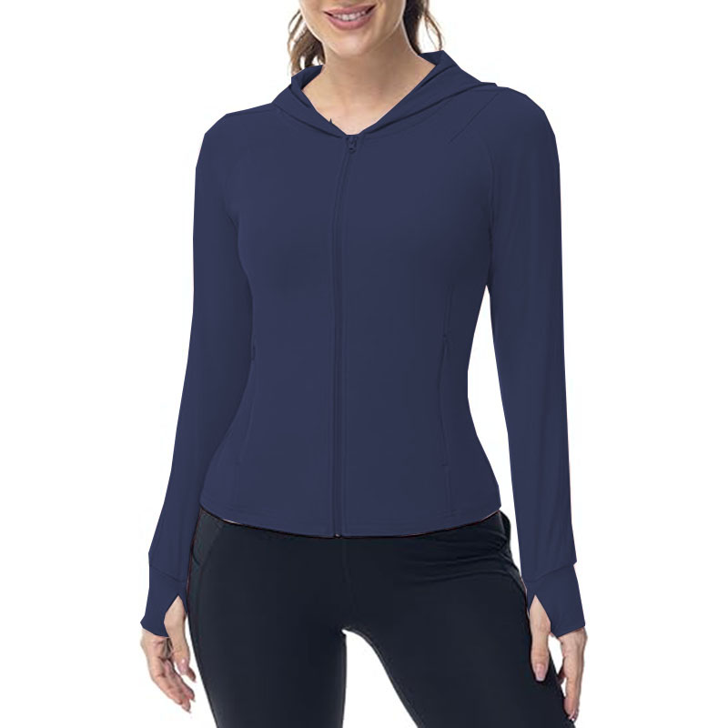 Women Full Zip Hoodie Lightweight Athletic Jackets 