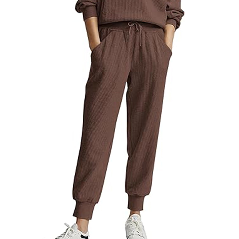 Womens 2 Piece Sweatsuits Set Long Sleeve Pullover Joggers Sweatpants