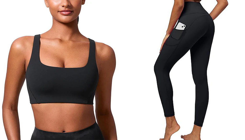 NEW Workout Sets for Women Bra High Waist Legging 2 PC Gym Yoga Outfit