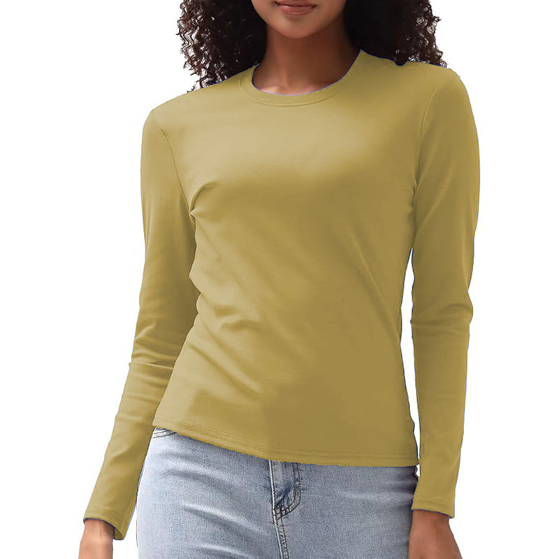 Long Sleeve Shirts for Women Fall Outfits Ribbed Knit Tops