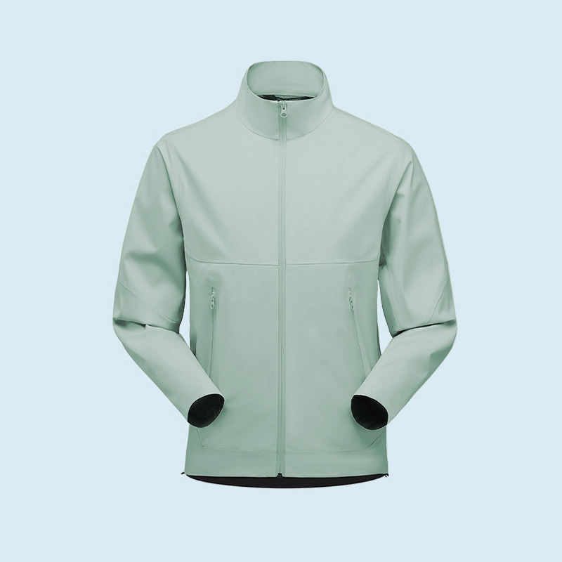 3 Colors NWT Men Long Jacket Sports Long Sleeve Shirts Thicker 4-Way Stretch Sport Gym Casual jacket