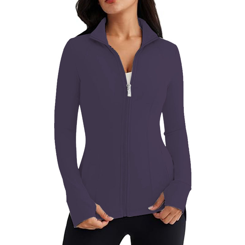 Womens Zip Up Jackets Long Sleeve Hoodies Gym Workout Clothes