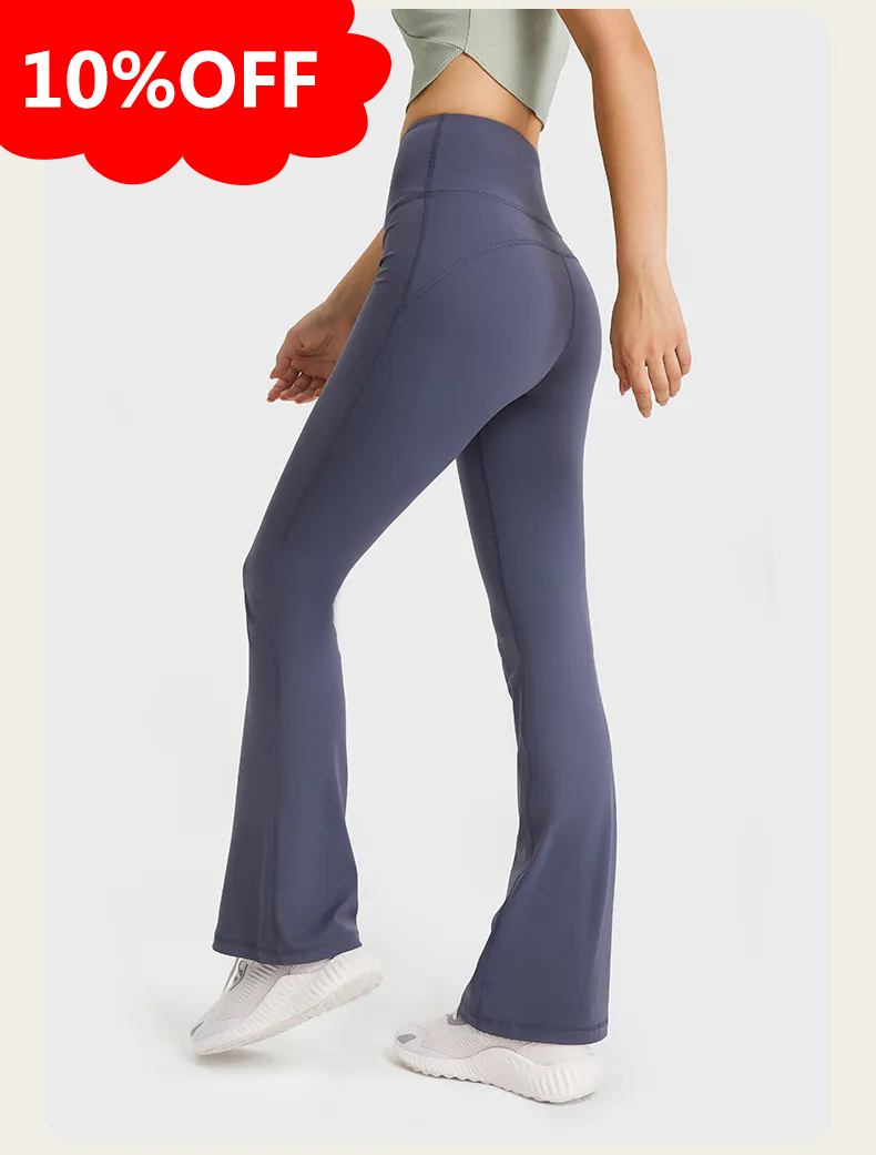 Women Wide Leg Yoga Pants High Waisted Workout Flare Leggings Casual
