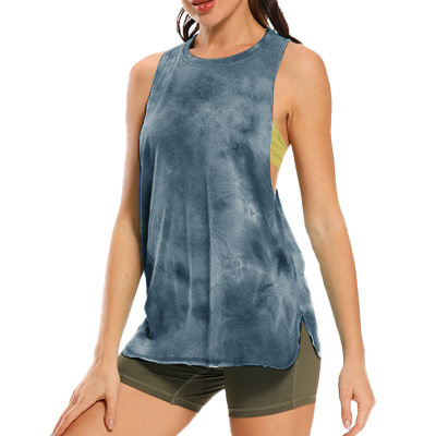 7 Colors Women Tank Sleeveless Crew Sport Shirt Women Loose Fit Plain Fitness Top Breathable O-neck Gym Athletic Tank Tops