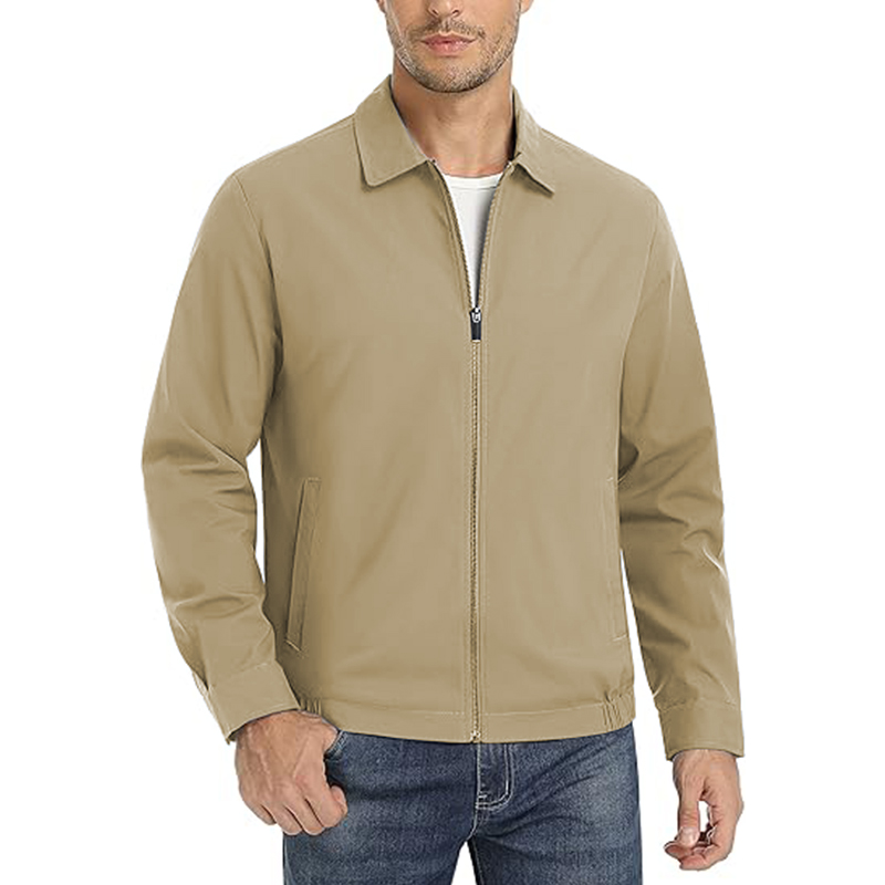 Men Lightweight Bomber Jacket Causal Fashion Flight Windbreaker Light Jacket