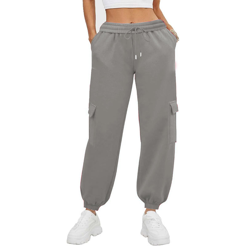 Pants High Waist Straight Leg Pants Casual Down Trousers with Pockets